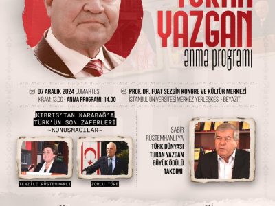 Prof. Dr. Turan Yazgan Anma Programı