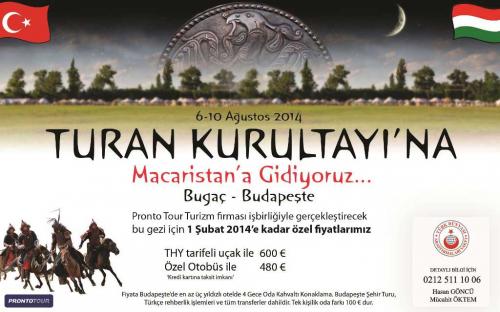 Macaristan'da Turan Kurultayı'na Katıldık 2014